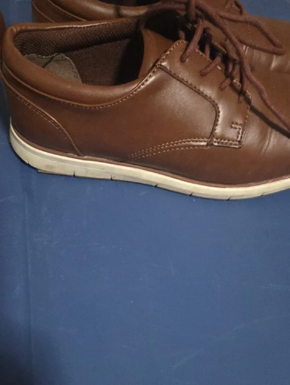 Goodfellow & Co Brown Leather Lace-Up Oxfords